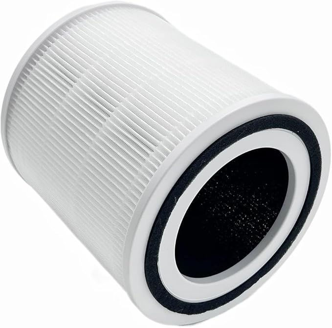 2 PACK TT-AP005 Replacement Filter Compatible with TaoTronics HEPA Air Purifier, 3-in-1 H13 True HEPA with High-efficiency Activated Carbon Pre-Filter