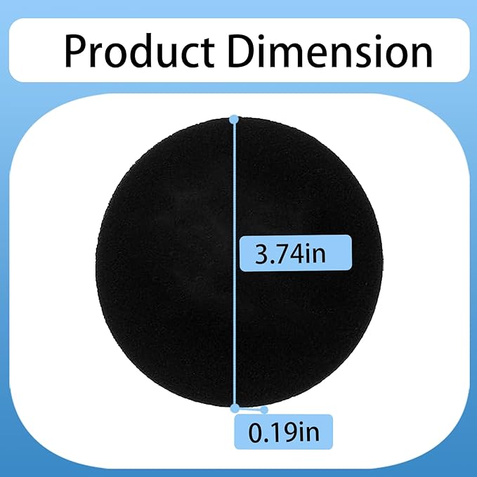 6 Pack Sponge Filter Compatible with Neabot & Neakasa P1 Pro Pet Grooming Kit & Vacuum