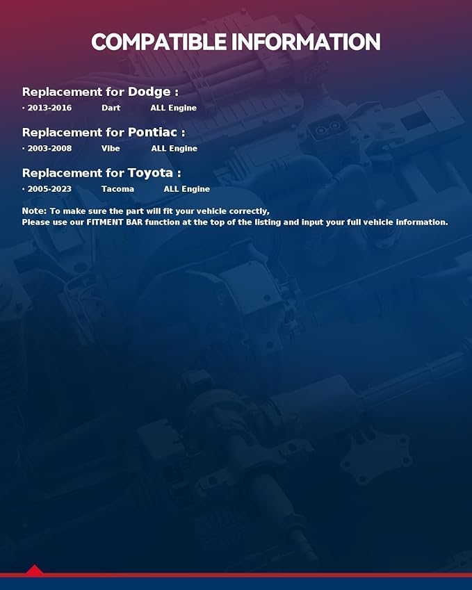 KAX CF10374 Cabin Air Filter, Replacement for Toyota Tacoma 2005-2023 for Dodge Dart 2013-2016 for Pontiac Vibe 2003-2008 CP374, BE-374, w/Activated Carbon Passenger Compartment Air Filter