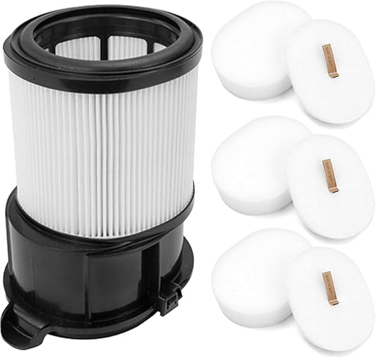 HEPA Filter Replacement for Shark IP3251 IP3251C IP3252 IP1251 IP1250 IP1251C IP1255QCP IP1255QNV IP1255QPR IP1255QTL IP1255QMG Vacuum Cleaner, 1 Filter 3 Filter Cotton