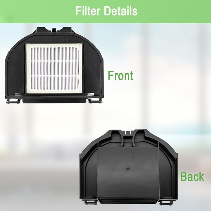 Replacement Parts for Shark AV2310AE RV2310AE RV2320S UR2350AE RV2300S Matrix Robot Vacuum Cleaner 1 Main Brush Roller 1 Set Foam Filter 2 Filters 6 Side Brushes 1 Main Brush Cover (Not For RV2300)