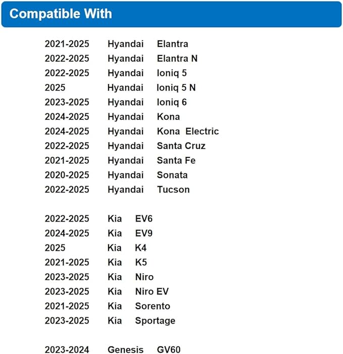 Cabin Air Filter,H12820 Fit for 2022-2025 Hyundai Tucson,2021-2025 Santa Fe,2021-2025 Elantra,2022-2025 Ioniq 5,2023-2025 Ioniq 6,2020-2025 Sonata,2023-2025 KIA Sportage,2021-2025 Sorento