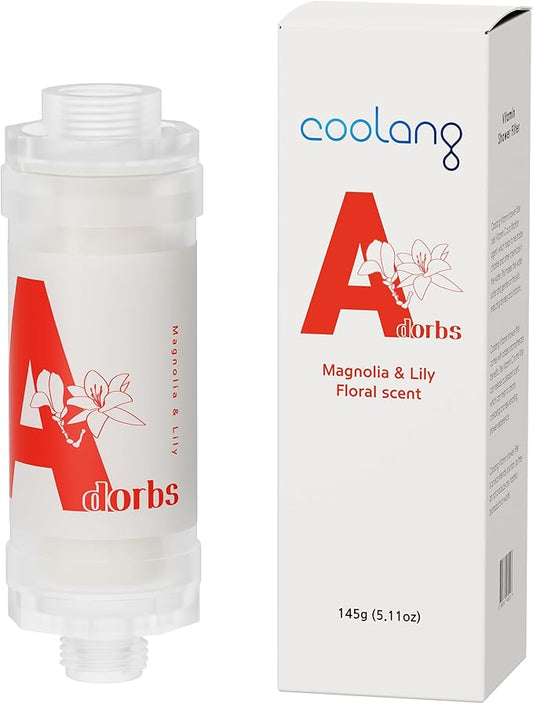 Universal Vita C Shower Filter: Unveil Radiant Skin & Hair with K-Beauty Secrets (Adorbs-Magnolia & Lily)