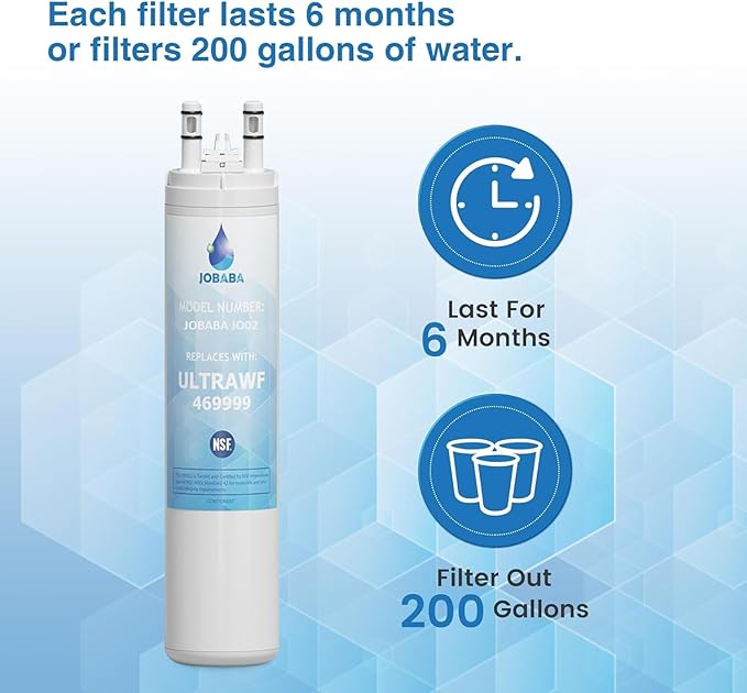Frigidaire ULTRAWF Water Filter Replacement, for PureSource Ultra ULTRAWF, 11 Inches, Compatible with ULTRAWF Water Filter 3 pack