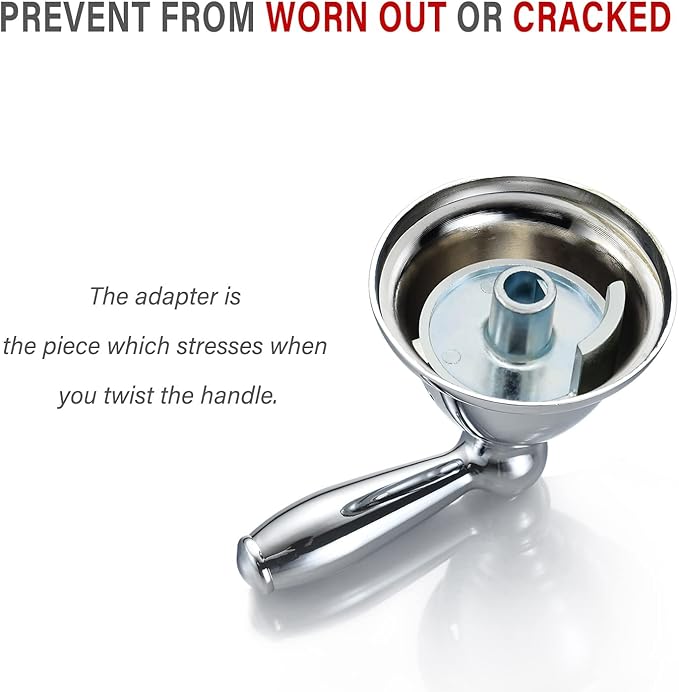 1222 Replacement Cartridge with 116653 Handle Adapter Kit for Moen, Compatible with One Hanlde Posi Temp Faucet