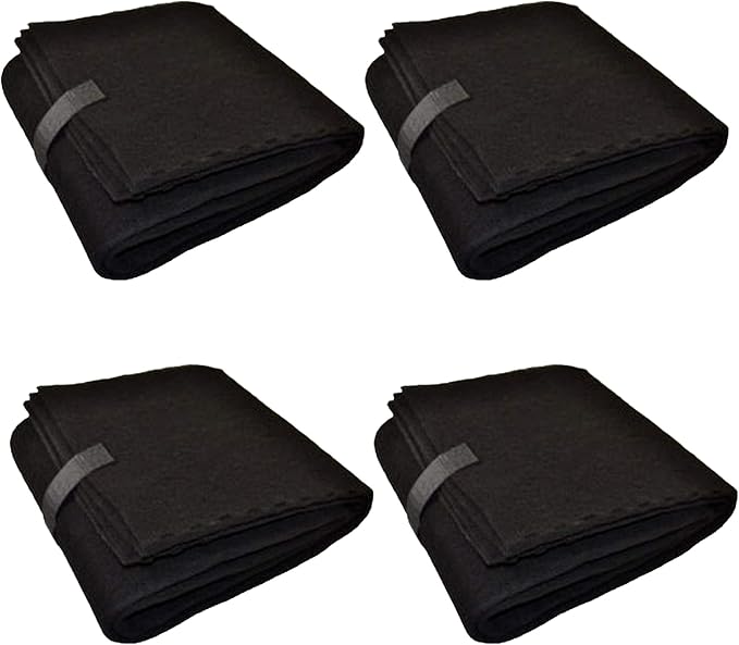 CFS - Universal Cut to Fit Carbon Pre-Filter Pad Roll for Air Purifiers, Range Hood, Furnace & Conditioner Filters - Pack of 4 - Fresh Indoor Charcoal Filter Sheet - 16"x48"