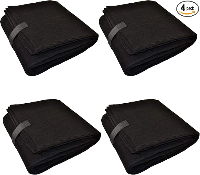 CFS - Universal Cut to Fit Carbon Pre-Filter Pad Roll for Air Purifiers, Range Hood, Furnace & Conditioner Filters - Fresh Indoor Charcoal Filter Sheet - Pack of 4, 6"x48"