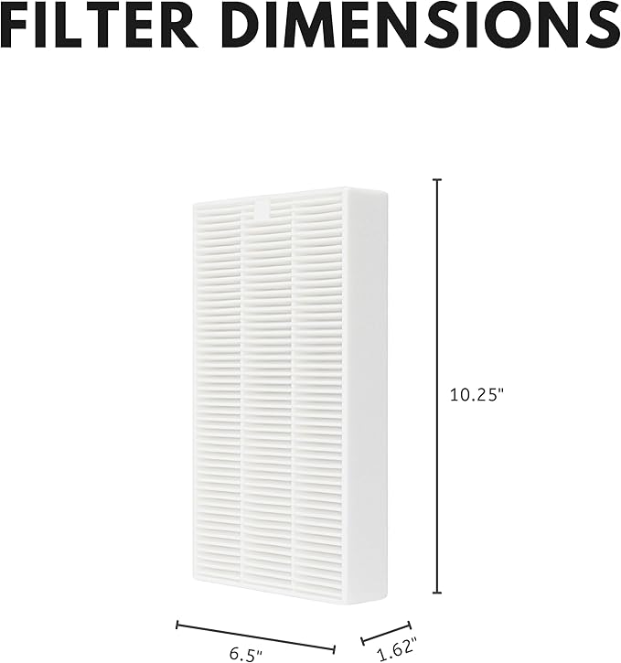 Nispira HPA300 HPA200 Filter R Replacement for Honeywell Air Purifier InSight HPA5300 HPA100 HPA090 HPA250 HPA200 HPA5300 True HEPA HRF-R1 HRF-R2 HRF-R3. 1 Pack