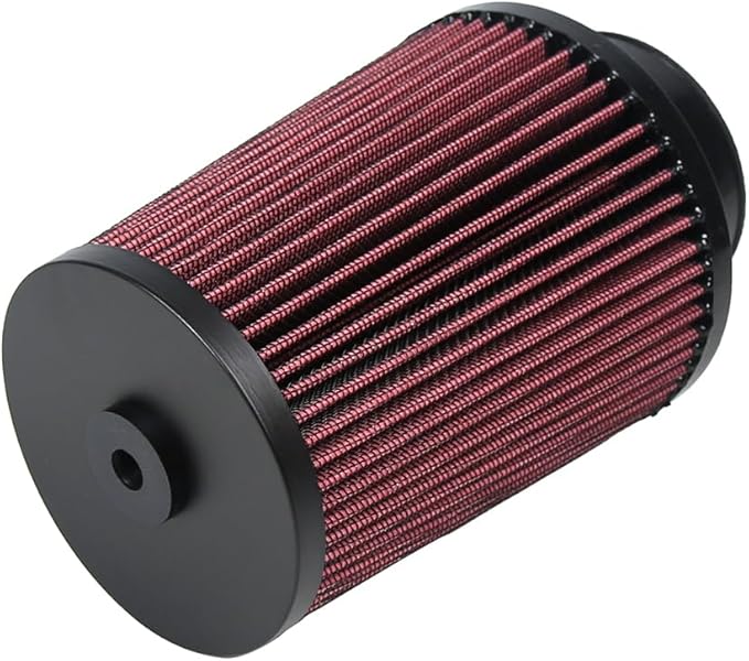 2.75 Inch 70 mm Inlet Cold Air Intake Filter Cone Replacement Quality Dry Air Filter Red
