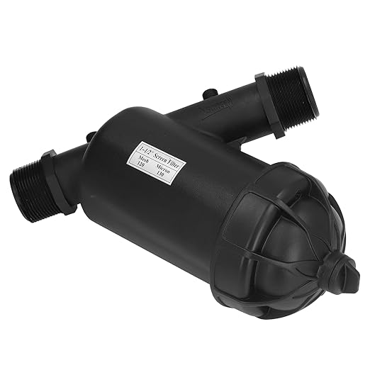 120 Mesh Drip Filter G1‑1/2 Male Thread Disc Filter for Gardening Greenhouse Irrigation