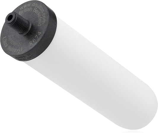 British Berkefeld Doulton Ceramic Water Filter Candle W9121226 7" Ultra Sterasyl Authentic Gravity PFAS (PFOA and PFOS) Reduction 8674