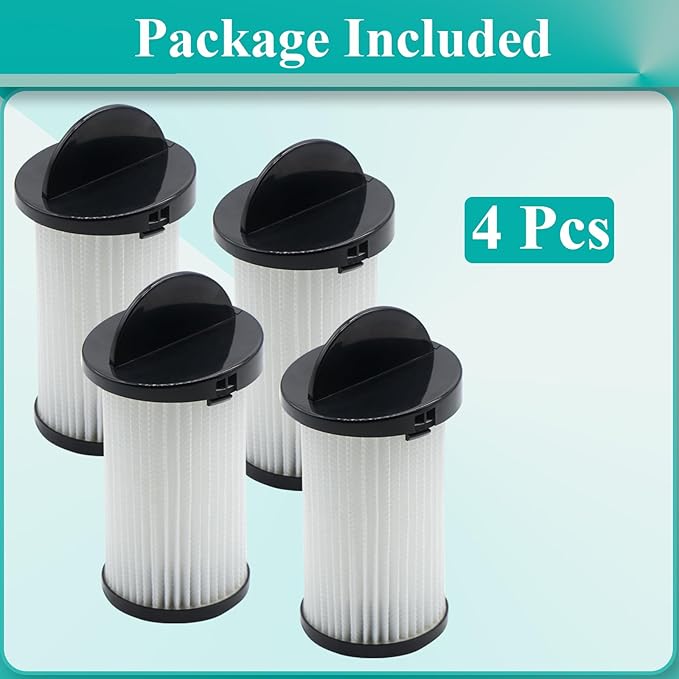 4 Pack Pre-Motor Filters Replacement for Eye-Vac Series Home, Pro, Pet, Air and Plus & NeoVac Elite Elite- Touchless Stationary Vacuum, Accessory Replaces EV-PMF
