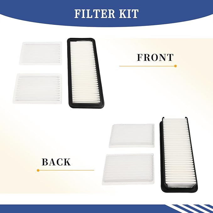 Filter Kit T1855-71600 Compatible with Kubota Tractor, Replace T185571600, PA30252, SC80067, SC 80067; 6A671-75090 014520-0804