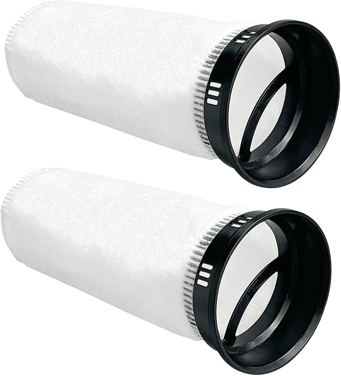 2 Pack 4 Inch Ring Felt Filter Socks 200 μm Compatible with Waterbox Marine X 60.2, 90.3, and 110.4, 2 Pack Black Plastic Aquarium Felt Filter Bags, 4 Inch Diameter by 10.8 Inch Long