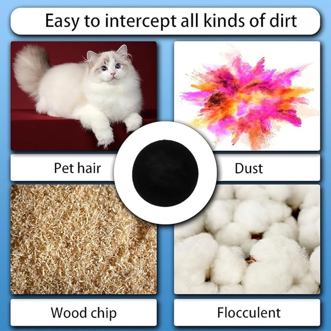 Hepa Filters Sponge, 6 Pack Filter Sponge Replacement Accessories for P1 Pet Grooming Vacuum Sponges Spare Part Accessory