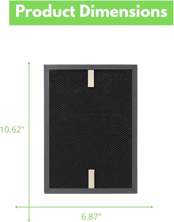 Nispira HRFSK1 HRFSC1 Activated Carbon Filter S Replacement | For Honeywell HPA3000 PowerPlus HPA5000 Insight Series, HRF-R, HRF-A300 | Remove Smoke, Odor, VOCs Chemical | 4 Pack