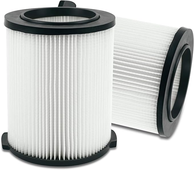 VF4000 Replacement Filter Wet Dry Vacuum Cleaner Compatible with RIDGID Wet Dry 5-20 Gal, 6-9 Gal Husky Vacuum, CRAFTSMAN 17816 Shop Vacuum (2 Pack Filters)