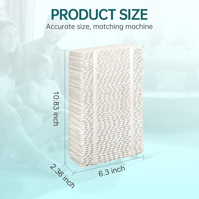 HDC411 Replacement Wicking Humidifier Filter Compatible with AIRCARE Humidifier HDC3120DCN TE3140DSLV-EC HD1205 HD1211 HD2412 4 Packs