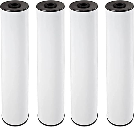 Pentair Pentek RFFE20-BB Big Blue Water Filter, 20-Inch, Whole House Radial Flow Iron Reduction Replacement Cartridge, 20" x 4.5", Pack of 4