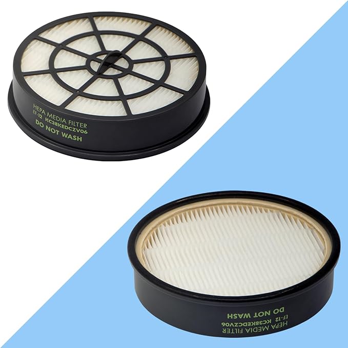 2 Pack EF-12 HEPA Media Filters Replacement for Kenmore Vacuum Models 10135, 10325, 10335, 31210, 31220, 31230, DU3018. Compare to Part #20-60512 KC38KEDCZV06 60512