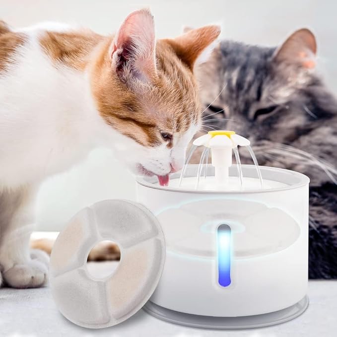 10-Pack Replacement Filters for Cat Fountain | Pet Water Fountain Filter | Activated Carbon Filter | Not for Catit