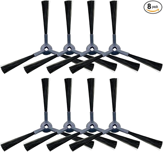 Upgraded Side Brushes Replacement for Shark IQ R101AE RV1001AE AV912S AV911S AV1010AE RV1000 AV970 AV993 AV1002AE Shark AI AV2501S AV2501AE RV2610WD RV2610WA RV2502AE RV2520AOUS Robot Vacuum Cleaner