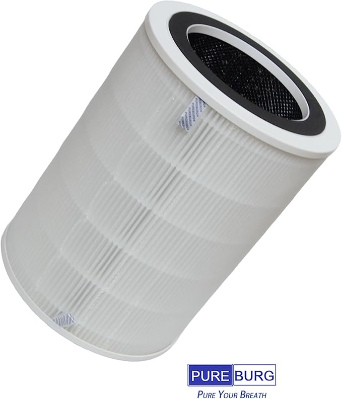 PUREBURG Replacement Filter Compatible with Proscenic A9 & Probreeze PB-P07 & Ganiza G300S, Insignia NS-APMWH2 BLITZHOME BH-AP450 TOnEnergy Air Purifier,H13 HEPA Activated Carbon