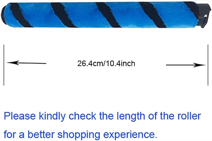 Brushroll & Hepa Foam Filters Compatible with Shark Rotator Duo Clean PowerFins LA500 LA500WM LA502 LA502NP Vacuum,Compares to Parts # 1483FC200 XHF320 & XFFK320