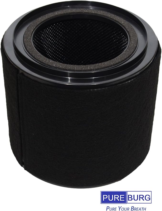 PUREBURG Replacement Filter Set Compatible with VEVA ProHEPA Mini UV Circular Air Purifier & BLUE BLOWER PROFESSIONAL Air Purifier AP300, 2-Pack H13 HEPA