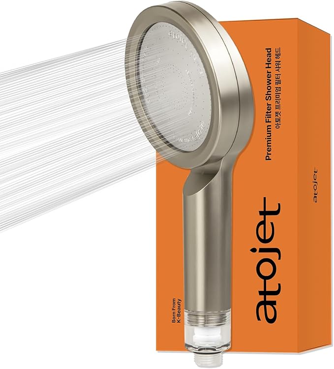 Premium Filtered Showerhead Crafted With Korea’s Luxury Beauty Culture – Pure Carbon Filters for Softer Skin & Smoother Hair | Carbon Composite Filter | Single Showerhead (JNE300N-SNG-1)