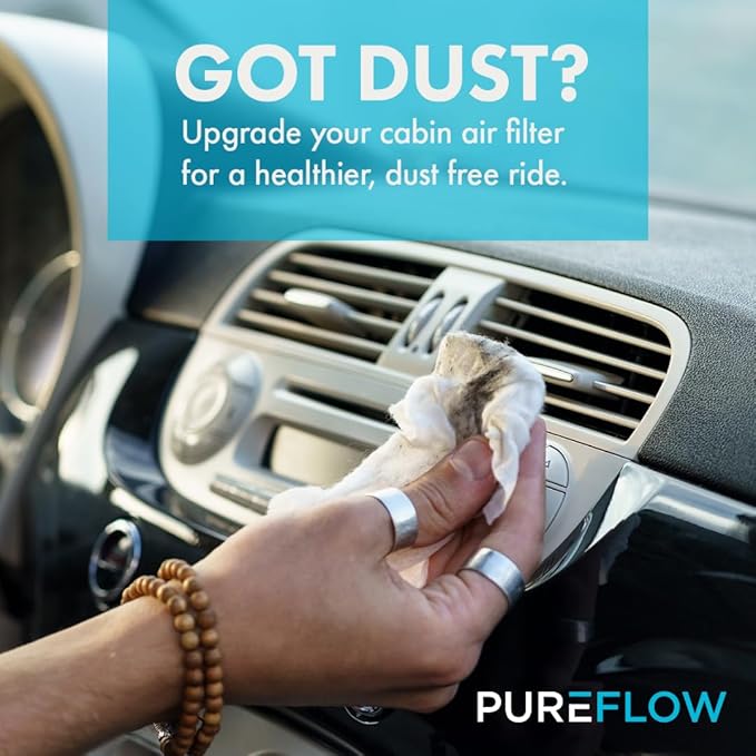 PureFlow Cabin Air Filter PC4080X | Fits 2011-2015 Kia Sorento, 2010-2011 Hyundai Santa Fe