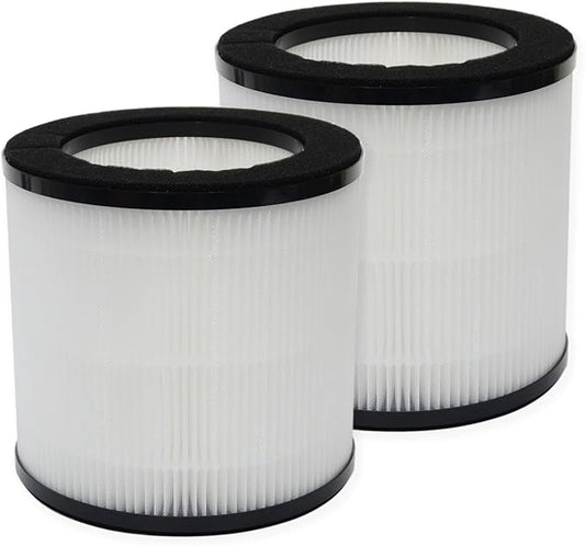 PUREBURG Replacement True HEPA Filters Compatible with TRUSTECH & Air Choice AP-1210 AP1210 Air Purifiers,H13 Air Clean Dust VOCs Odor PM2.5 Smoke,2-Pack