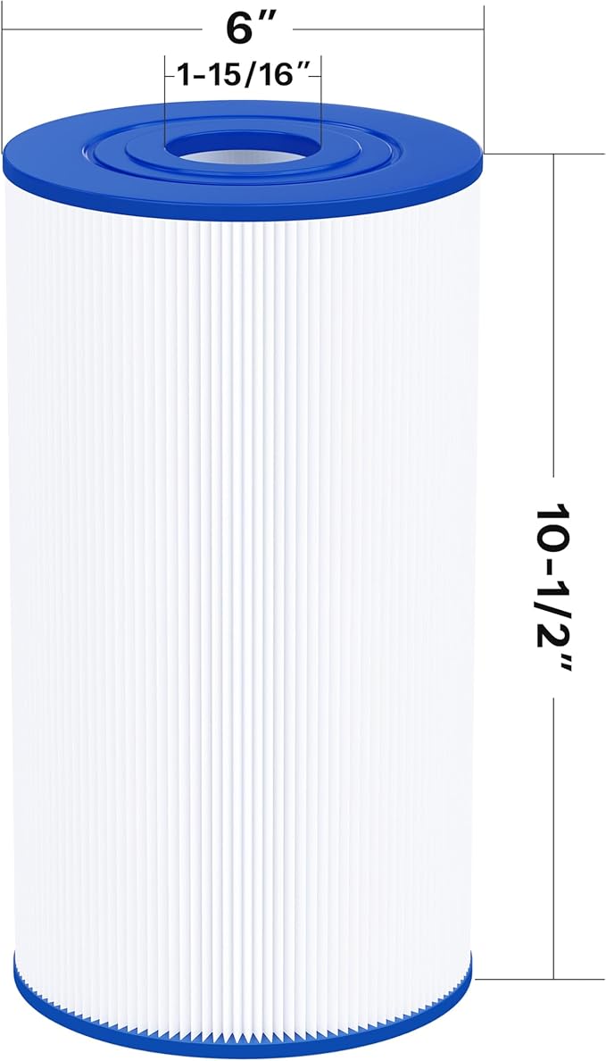 Cryspool® 06016 Filter Compatible with PWK30, C-6430, Watkins 31489, FC-3915, P/N0969601, 71825, 73178, 73250, 30 Sq. Ft Spa Filter Cartridge, 5 Pack