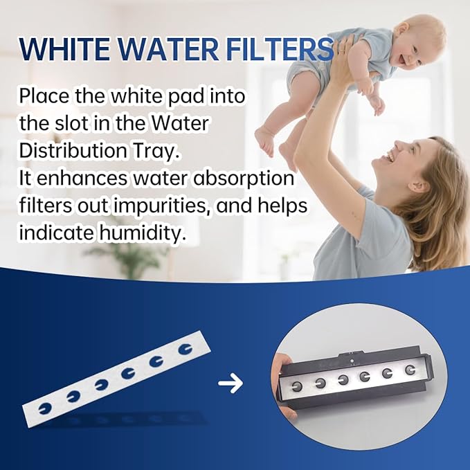 GA10 Humidifier Vapor Pad Compatible with GFI #7900 Humidifiers 570 570M 570A 2 Packs