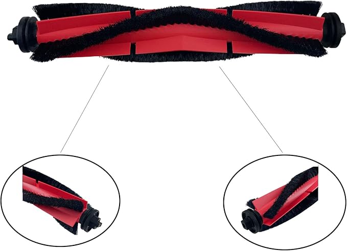 Replacement Accessories Kit Compatible With Roborock Q5 Q5+ Q5 Plus Robot Vacuum Cleaner,1 Main Brush,4 Side Brushes,4 Hepa Filters,2 Dust Bags (14 PCS)