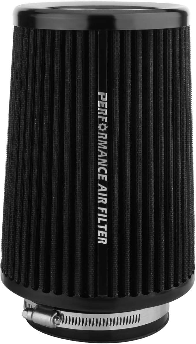 Dromedary Black 3 3.5 4 inch Universal Cold Air Intake Filter 76mm 89mm 101mm