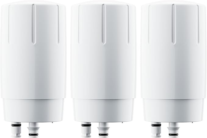 Water Faucet Filter by DESENRUIS Compatible with Brita Faucet Filter,36311 On Tap Water Filter System, Compatible with FR-200, FF-100 Replacement filter,Reduce Lead and Chlorine,Pack of 3