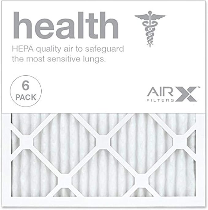 AIRX FILTERS WICKED CLEAN AIR. HEALTH 16x16x1 Air Filter MERV 13 Premium Pleated Air Filter - Made in the USA - Box of 6