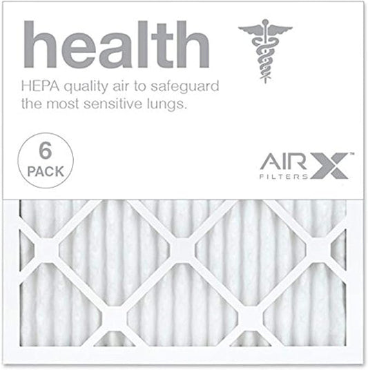 AIRX FILTERS WICKED CLEAN AIR. HEALTH 16x16x1 Air Filter MERV 13 Premium Pleated Air Filter - Made in the USA - Box of 6