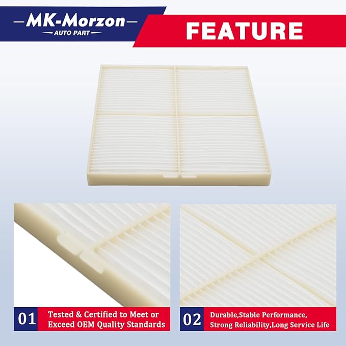 Cabin A/C Air Cleaner Air Filter Compatible with Kubota RTV(UTV) Replaces# K7731-87050