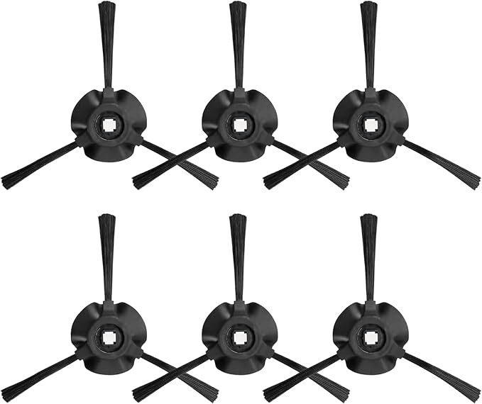 6 Pack Side Brushes for Shark Matrix Robot Vacuum Cleaner RV2310, RV2310AE, AV2310, AV2310AE, RV2300, RV2300S, RV2320S, UR2350AE Replacement Parts
