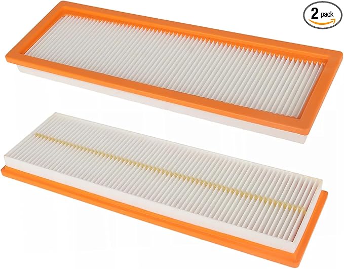 2Pack Cabin Air Filter Replacement for John Deere Tractor 5525 5320 5325 5420 5425 5525 5725 6110D 6115D 6140D 6603 Replaces RE198488 PA30086 WP10160 RE73220
