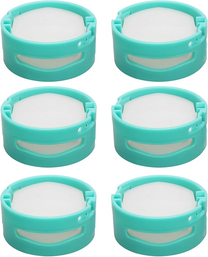 6 Pack Replacement Filters Compatible With LA492 HZ4002 AZ3000 AZ3002 IZ862H IZ562H HZ3000 ZD550 AZ4002 Vacuum, Compatible With HP301 HP302