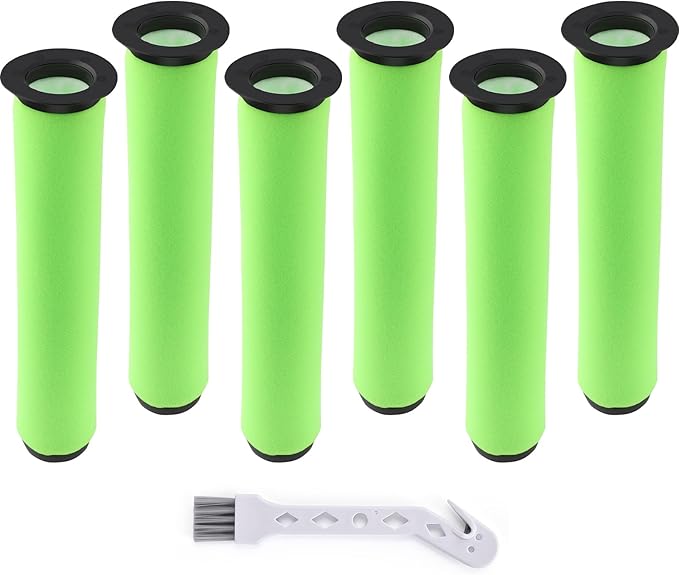 Artraise 6 Packs Filter Replacement for Bissell Air Ram Cordless Vacuum Cleaner, AirRam Filters 1984 2144 21448 19841 19844,Compare to part#1611215