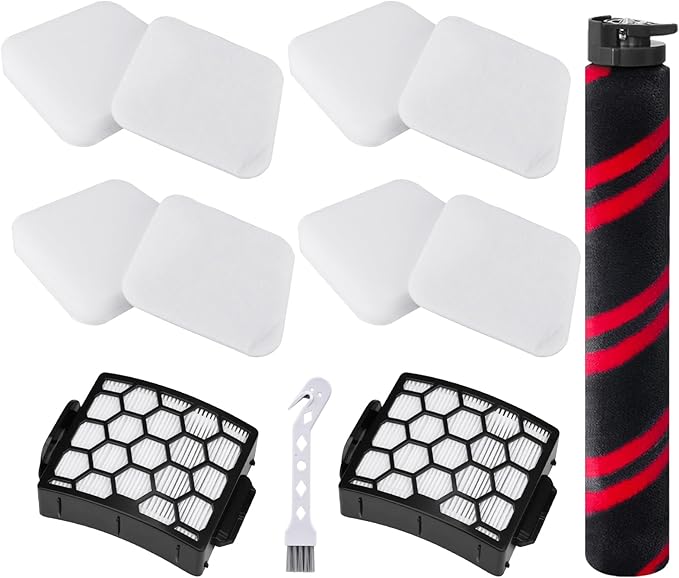 LA700 LA702 Brush Roller Filter Replacement Compatible with Shark Rotator Lift-Away Duo Clean PowerFins LA702 LA700 Upright Vacuum Cleaner Accessories Parts 1539FC3000 XHF320 XFFK320