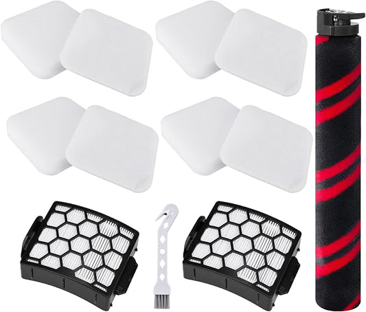 LA700 LA702 Brush Roller Filter Replacement Compatible with Shark Rotator Lift-Away Duo Clean PowerFins LA702 LA700 Upright Vacuum Cleaner Accessories Parts 1539FC3000 XHF320 XFFK320