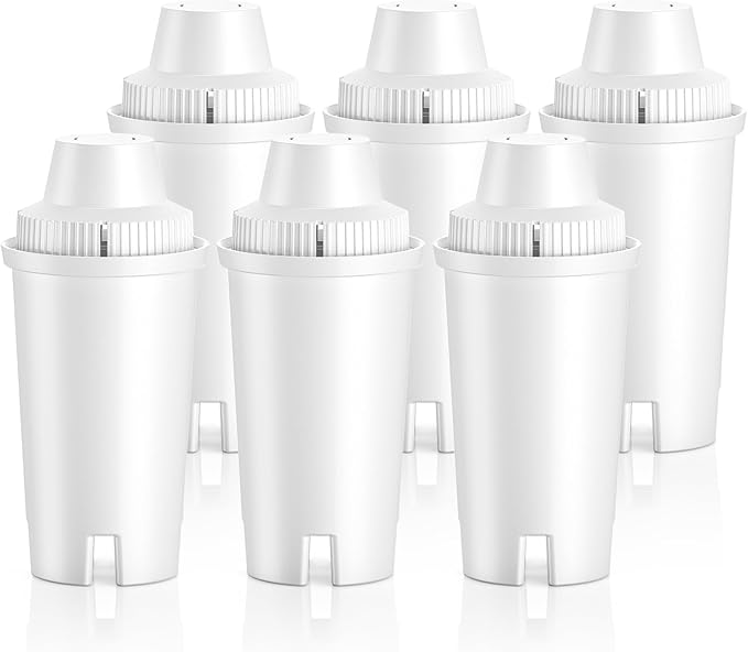 Replacement Filter for Brita Water Pitchers and Dispensers OB03 Metro Everyday UltraMax Classic 35557, Mavea 107007, Grand, Lake, NSF Certified, BPA-Free, 6 Pack
