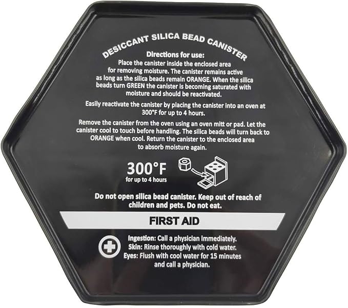 Gun Safe Dehumidifier, Moisture Absorbers for Safe, Storage, Closets & Cabinets, FULLBOW 750G Silica Gel Desiccant Dehumidifier (1 Unit)