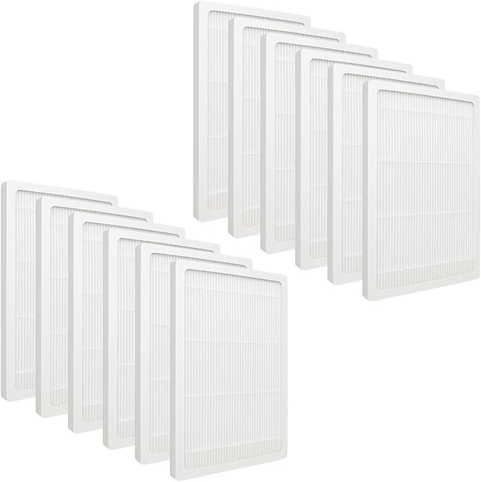 Nispira True HEPA Filter Compatible with 3M Filtrete Ultra Quiet Air Cleaning Model FAP02 FAP01-RMS and FAP02-RMS. Compared to Part FAPF02 FAPF024, 8 Packs