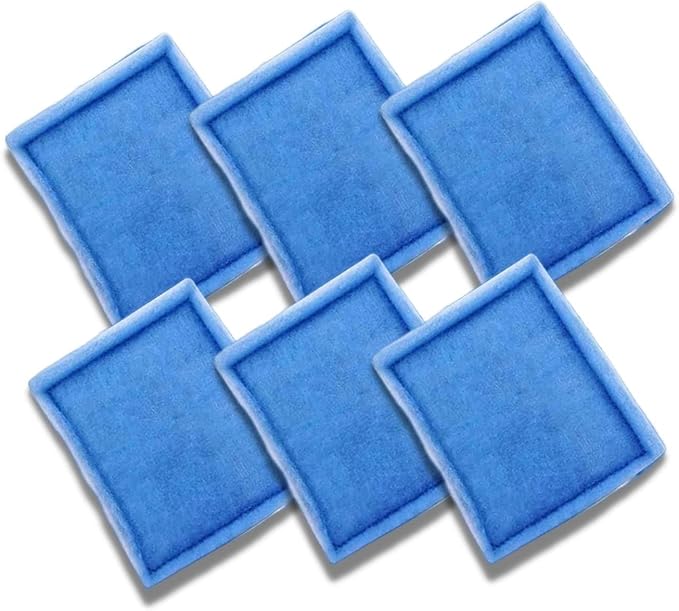 6 Pack Replacement Aquarium Filter Cartridge, Fit for Aqua-Tech 20-40/30-60 Gallon Power Filters, for Aqua-Tech EZ-Change #3 Fish Tank Filters